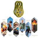 Outdoor Bearing Lifting Rock Climbing Fixed Rope Pulley Equipment Accessori