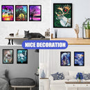 Diamond Painting Magnetic Frame for Art Photo Self-Adhesive (Black Glossy)