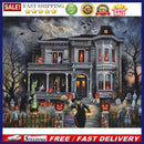 5D Full Round Drill Diamond Painting DIY Halloween House Kits Rhinestones C