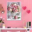Rose Flower Bouquet Diamond Painting Kits Full Square Drill Wall Art Decor