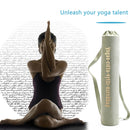 Yoga Mat Shoulder Carrier Bag Exercise Pilates Pad Storage Backpack (Green)