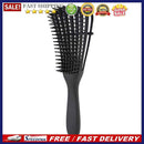Women Rubber Handle Hair Scalp Massage Comb Wet Curly Hairstyling Beauty Brus