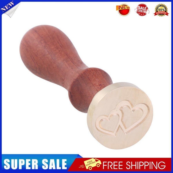 Retro Wax Stamp Wood Handle DIY Scrapbooking Envelope Sealing Stamp Seal(B)