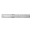 Stainless Steel Metal Straight Ruler Double Sided Measuring Tool (150mm) Newly