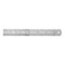 Stainless Steel Metal Straight Ruler Double Sided Measuring Tool (150mm) Newly