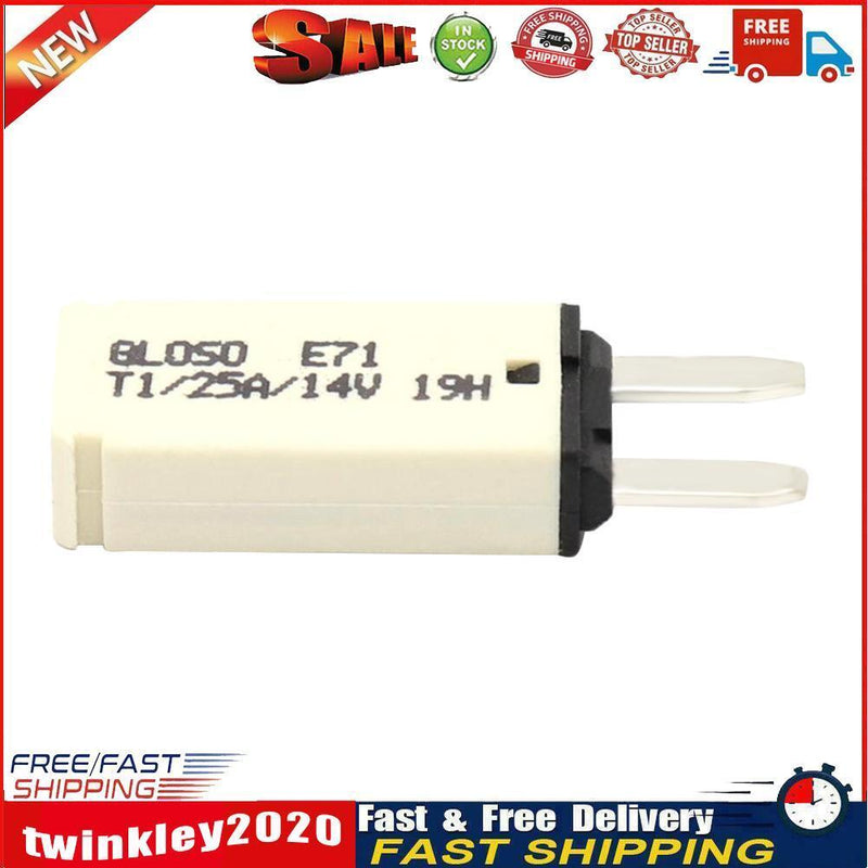 DC 14V Auto Reset Mini Circuit Breaker Blade Fuse for Car Boat(30A White) Newly