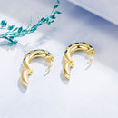 Hoop Earrings Round Hoop Earrings Circular Earrings Emerald Green Hoop Earrings