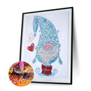 Special Shaped Ornaments DIY Love Heart Gnome Kit Part Drill 5D Diamond Painting