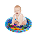 Baby Water Mat Ocean Fish Dolphin Inflatable Cushion with Safe Gas Nozzle Newly
