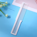 Hairdressing Carbon Anti-static Comb Wide Tooth Hair Clipper Comb (White) Newly