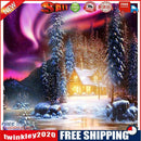 Snow House Embroidery Mosaic Craft Kits 5D DIY Full Drill Diamond Painting