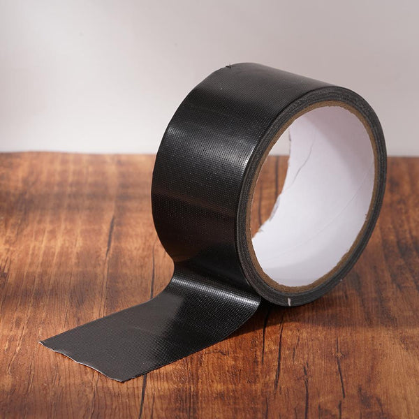 adhesive Cloth Duct Tape 4.8cm*9m Waterproof Heavy Qualit Gaffer Duty Black D2X8