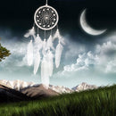 White Feather Dream Catcher Feather Bead Hanging Decoration Ornament