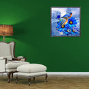 5D Diamond Painting Blue Flower Bird Partial Special Shape Drill DIY Crafts Sets