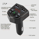 1x Bluetooth 5.0 Handsfree Car Kit FM Transmitter Quick USB Dual 2021 A4Z4