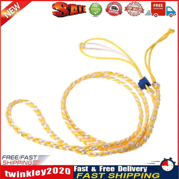 Pet Hamster Cage Leash Adjustable Pet Rat Mouse Harness Rope Leash(Yellow) Newly