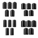 5pcs Plastic Pool Cue Tip Protector Club Pub Snooker Accessories (13mm)