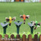 Solar / Battery Powered Flying Fluttering Feathered K5T0 Decor Bird Stakes C3W4