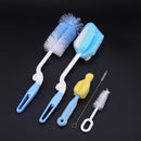 Baby Bottle Brushes Set Sponge Nipple Pacifier Milk Feeder Cleaner (5pcs) Newly