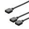 Female to Female 3528/5050 RGB LED Strip Light Connector Cable (1 to 2) Newly