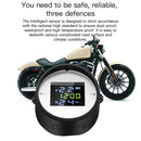 Motorcycle TPMS Motorbike Tire Pressure Monitor with 2 External Sensors