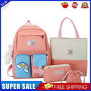 #A Teenager Class Bookbag Rucksack Rainbow Hit Color Shoulder Crossbody Bags