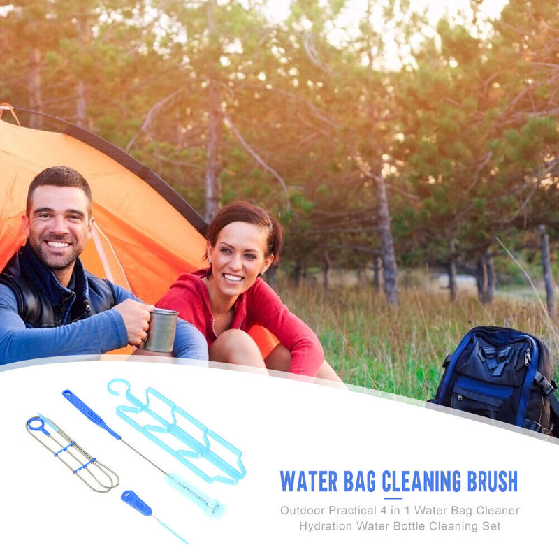 Water Hydration Bladder Cleaning Brush Kit Outdoor Drinking Water Bag Cleaner