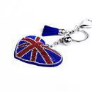 Shape Crystal Tote Bag Platinum Jubilee Keyring Union Jack Queen Elizabeth