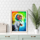 Diamond Painting 5D DIY Colorful Rose Full Round Drill Rhinestone Picture