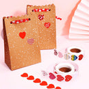 1 Roll Trackless Scrapbooking Gift Packaging Stickers for Envelopes Decor G