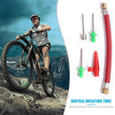 5pcs/set Bike MTB Wheel Inflator Hose Needle Adapter for Volleyball Basketbal