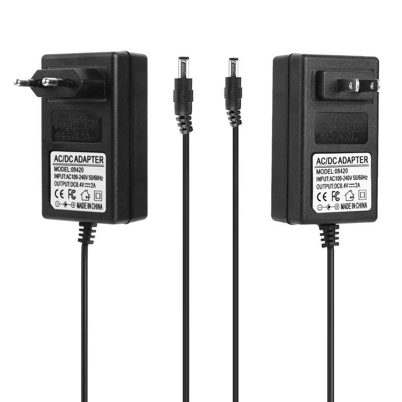 8.4V 2A 18650 Lithium Battery Charger DC5.5mm Power Adapter Charger (EU)
