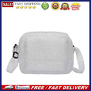 Women Autumn Winter Fashion Lamb Wool Pure Color Messenger Bags Shoulder Bag