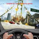 Steering Wheel for Nintend Wii Mario Racing Games Remote Controller (Black)
