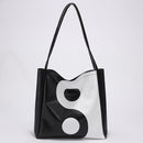 Women Tai Chi Print Shoulder Bag Casual Leather Shopping Bags Female Handbags