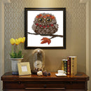 Owl Pattern Partial Cross Stitch 14CT DIY Printed Embroidery Packs Home Decor