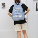 #A Fashion Backpack Cute Rabbit School Bags Pendant School Backpack Girl for T