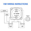 Battery Isolator Split Charge Relay Digital Display Voltage Sensitive Relay