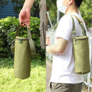 Outdoor Gas Canister Lamp Storage Bag Portable Bottle Cover (Army Green L) Newly