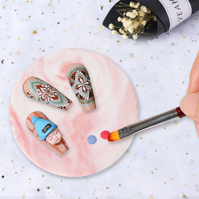 Nail Art Palette False Nail Tips Display Board DIY Manicure Accessories Prop