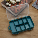 13 Grid Clear Instrument Box Both Sided Plastic ToolBox Organizer B