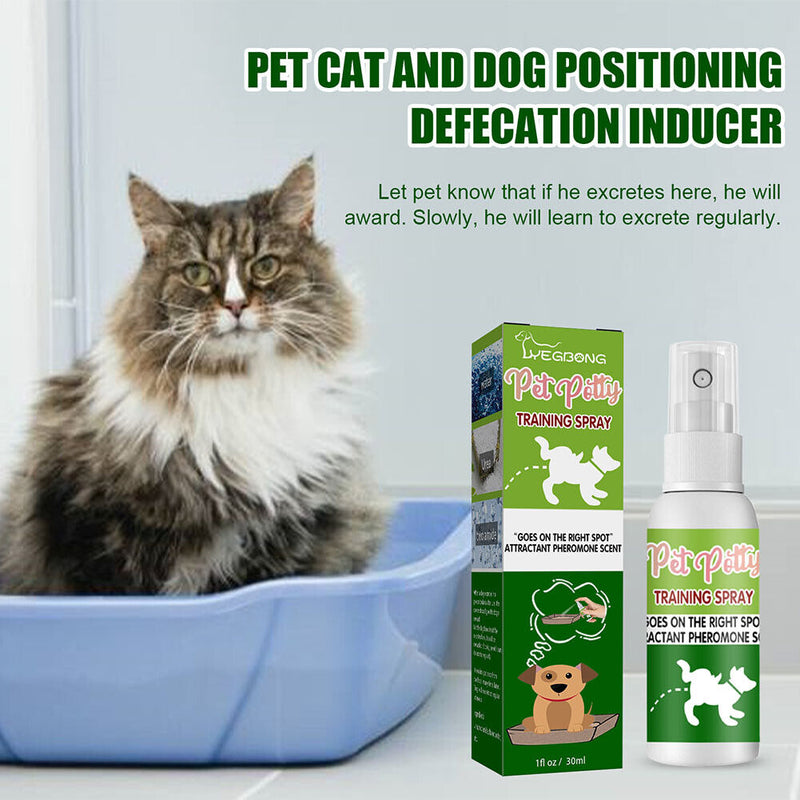 30ml Pet Dog Defecation Inducer Training Spray Positioning Location Defecation