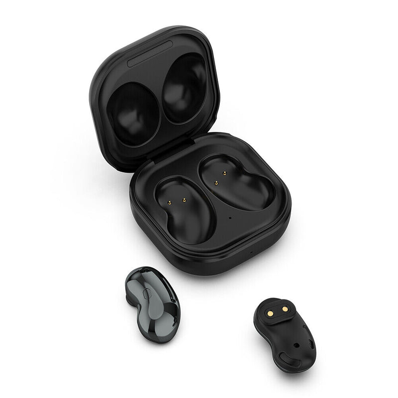 Earphone Charger Cable Charging Protective Box for Galaxy Buds Live (Black)