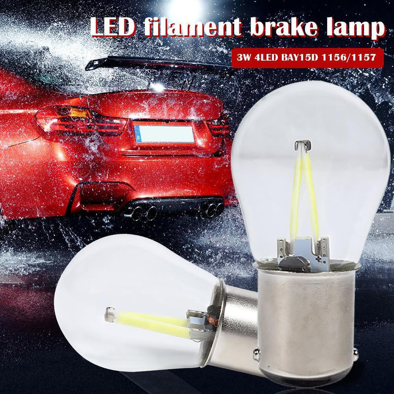 2 Filament LED 1157 BAY15D 1156 BA15S Car Brake Light Auto Turn Signal Lamp Bulb