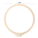 DIY Wooden Cross Stitch Frame Needlework Hoop Ring Embroidery Tool(18cm) Newly