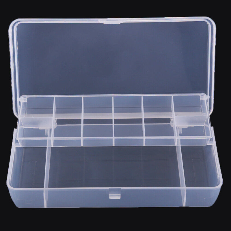 2 Layer Multifunctional Fishing Lure Plastic Box Portable Kit Storage Case Newly
