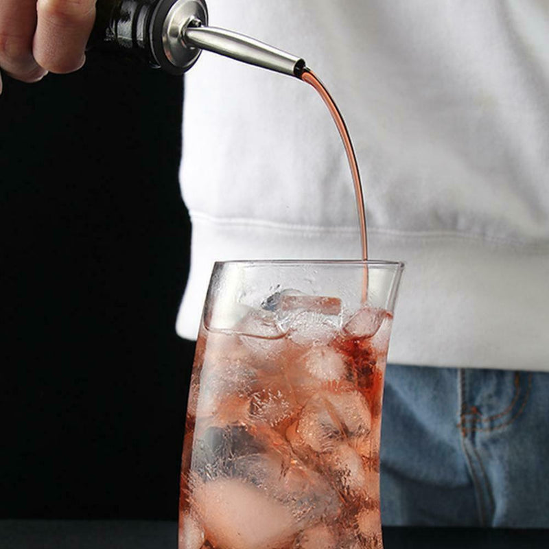 Steel Wine Stopper Bottle Pourer Nozzle Olive Oil Wine Dispenser Tool Mouth B0B0