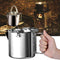 1.2L Steel Outdoor DIY Picnic Camping Cooking Hanging Pot J9S5 Z4U8 F8G0