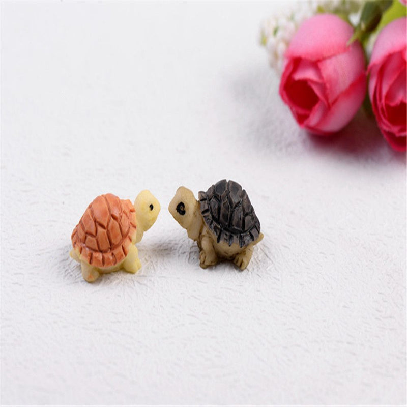 DIY Crafts Garden Bonsai Moss Tank Decor Ornaments Mini Turtles Fish Decoration