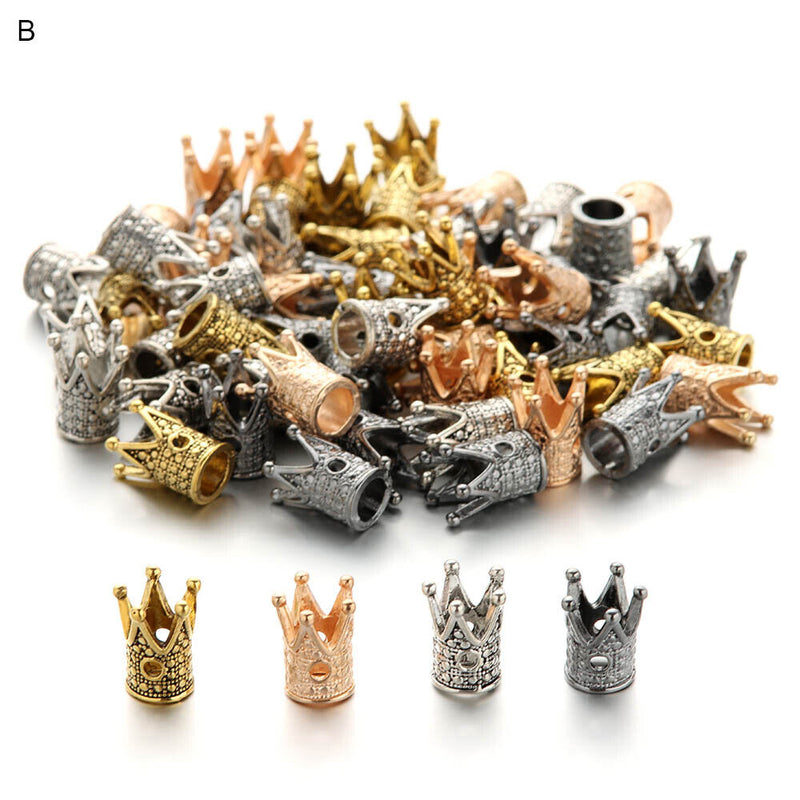 DIY Fitting Spacer Beads King Crown Beads Jewelry Making Supplies Pendants